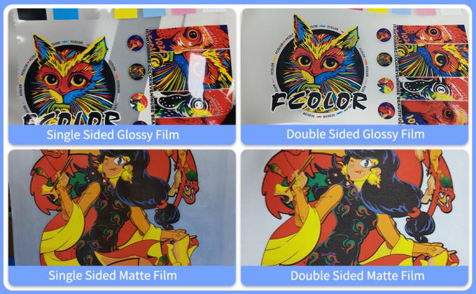 چاپ دیجیتال 60 سانتی متر DTF فیلم انتقال حرارتی PET فیلم چاپگر DTF فیلم مرد کفش های پارچه ای تی شرت چاپ کاغذ DTF فیلم PET 2