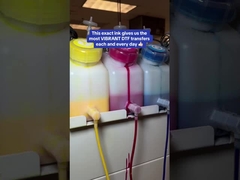 چاپ DTF جوهر سفید CMYK 1L اضافه کامل به فرآیند چاپ دیجیتال