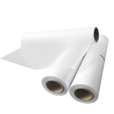 رول فیلم انتقال DTF 60cm * 100m دو طرفه مات شفاف پیش از درمان PET کاغذ انتقال گرما سرد و داغ پوست
