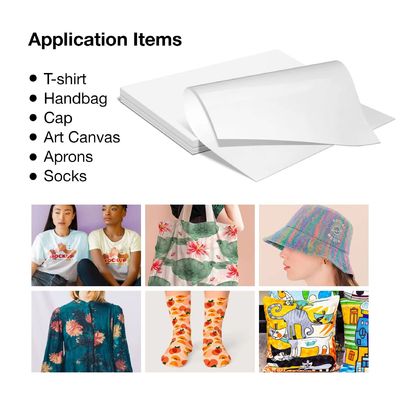 A4 Premium DTF Transfer Film Roll 8.27&quot; x 328ft Matte Clear PreTreat PET Heat Transfer Paper برای چاپگر های DTF A4