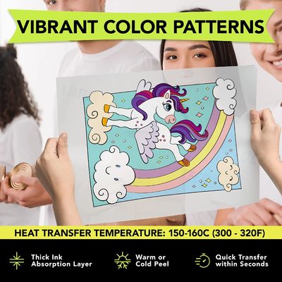 A4 Premium DTF Transfer Film Roll 8.27&quot; x 328ft Matte Clear PreTreat PET Heat Transfer Paper برای چاپگر های DTF A4