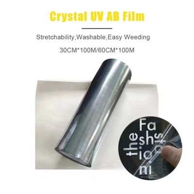 فیلمی نقره ای طلایی برای انتقال DTF سفید شفاف Ab Pet Film برای کیف تلفن همراه
