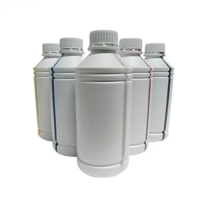CMYKW 5 رنگ آب مبتنی بر DTF جوهر رنگدانه ای 1000ML برای XP600 I1600 I3200 چاپگر