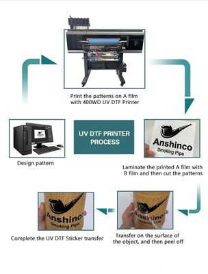 UV DTF AB فیلم A1 A2 A3 A4 L1800 L805 R1390 6090 UV DTF فیلم انتقال برچسب ضد آفتاب
