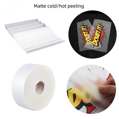48*64 سانتی متری رنگ رنگی مبتنی بر آب PET Offset Printing Film مقاومت شیمیایی 75mic PET release film