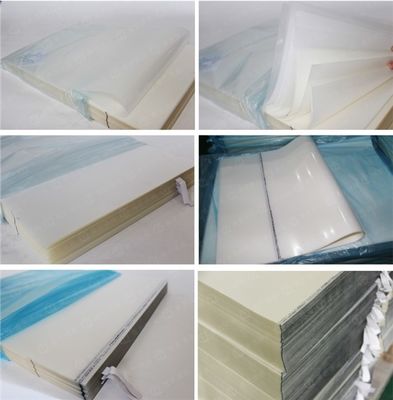 48*64 سانتی متری رنگ رنگی مبتنی بر آب PET Offset Printing Film مقاومت شیمیایی 75mic PET release film