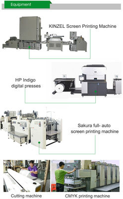 48*64 سانتی متری رنگ رنگی مبتنی بر آب PET Offset Printing Film مقاومت شیمیایی 75mic PET release film