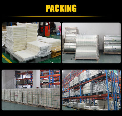 48*64 سانتی متری رنگ رنگی مبتنی بر آب PET Offset Printing Film مقاومت شیمیایی 75mic PET release film