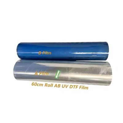 60CM UV DTF AB فیلم رول رول برای شفاف و سفید مستقیم فیلم انتقال دیجیتال