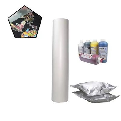 33cm*100m رول DTF فیلم Double Matte Instant Peel DTF فیلم 75micron