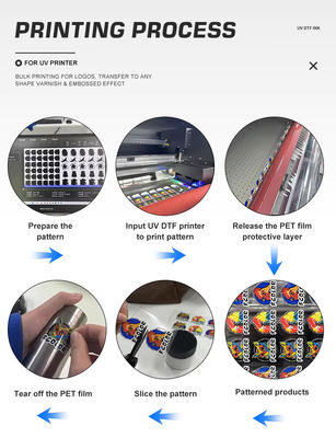 ۱ لیتر ظرفیت جوهر انعطاف پذیر LED-UV برای سیلیکون PVC و جوهر UV پوست برای چاپگر Epson