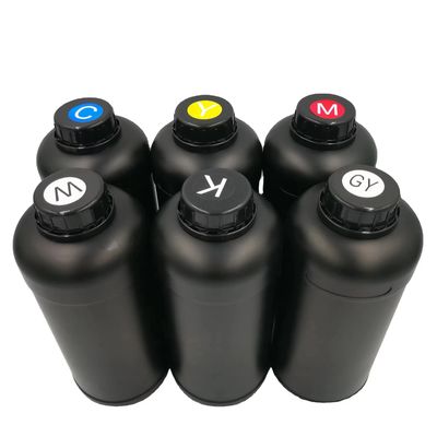 جوهر UV CMYK+V برای Epson dx7/dx5/dx4 پرینتر سر 1L استفاده برای فون کیس چرم