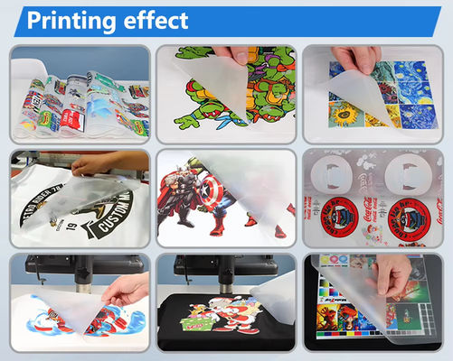 30cm 60cm Hot Peel Matte DTF White Ink Pet Film فیلمی چاپی سفید A3 A4