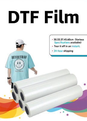 30cm Direct To Film Cold Peel DTF Film برای عملکرد چاپ دیجیتال