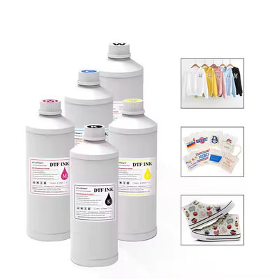 CMYK سفید 1000ml چاپگر DTF جوهر تی شرت چاپ نساجی