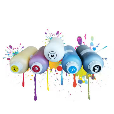 1000ML Dtf Printer بدون مسدس مسدس Dtf جوهر رنگدانه ای CMYK+W سازگار با محیط زیست